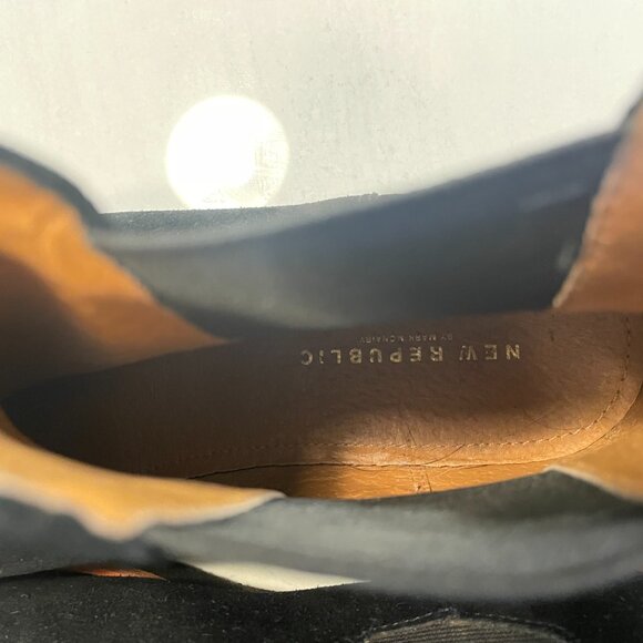 New Republic By Mark Mc Nairy Sonoma Chelsea Boots Black Tan Size US 9.5 EU 42.5 - Picture 7 of 7
